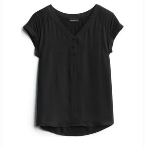 NWT Helina Mixed Material Blouse